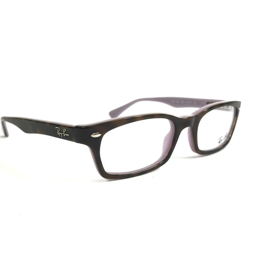 Ray-Ban Eyeglasses Frames RB5150 5240 Brown Purple Rectangle Full Rim 50-19-135